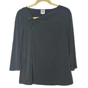 ANNE Klein Black Blouse